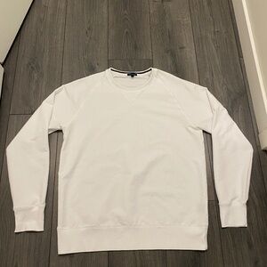 Classic White Men's Sweatshirt
